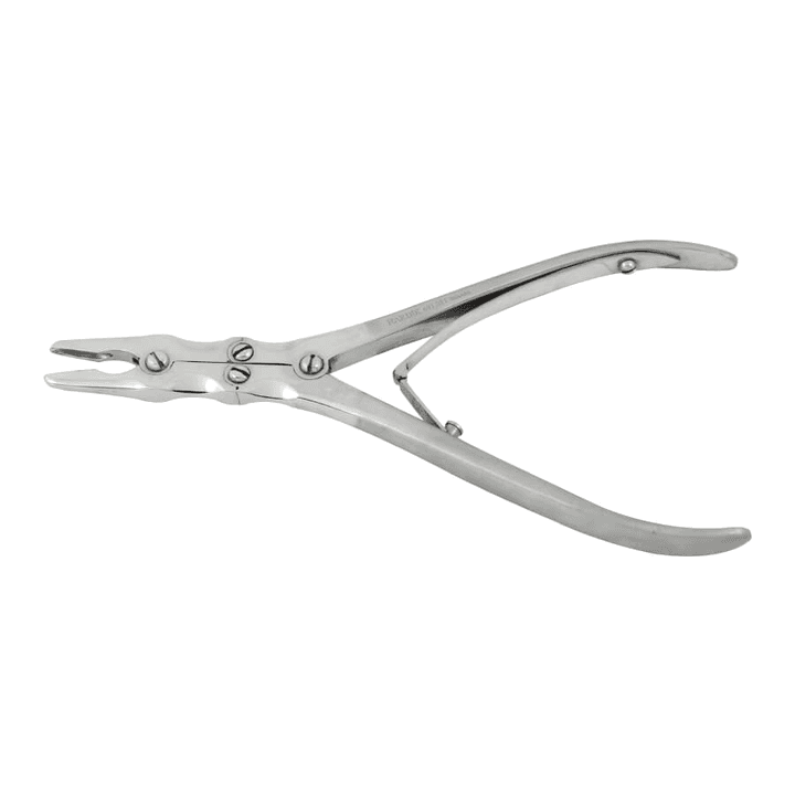 Pinza gubia recta pequeña (doble acción) — referencia 691.011
