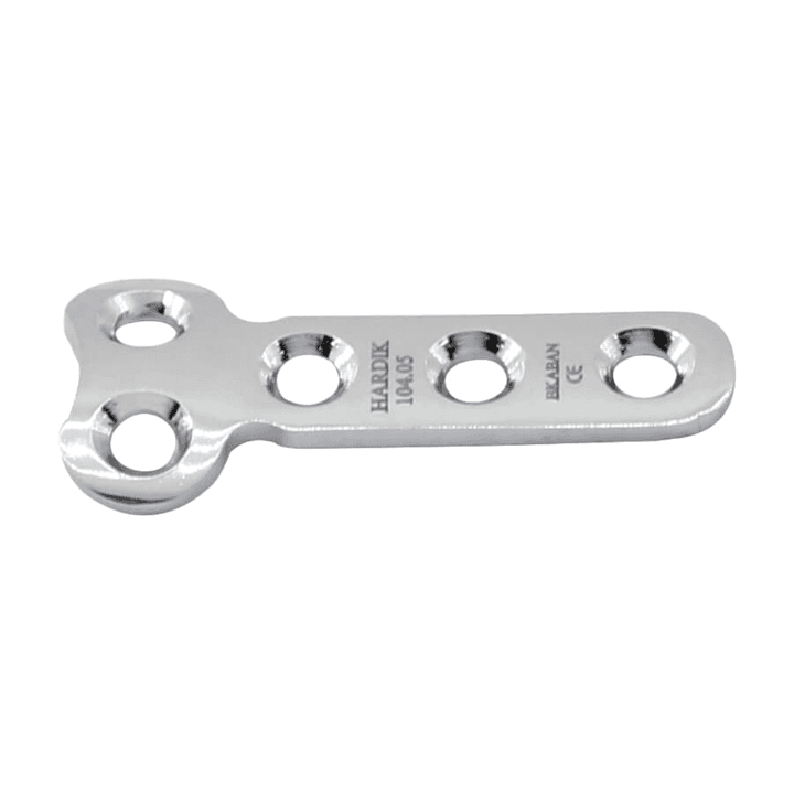 Placa en T 2.7 mm — referencia 104