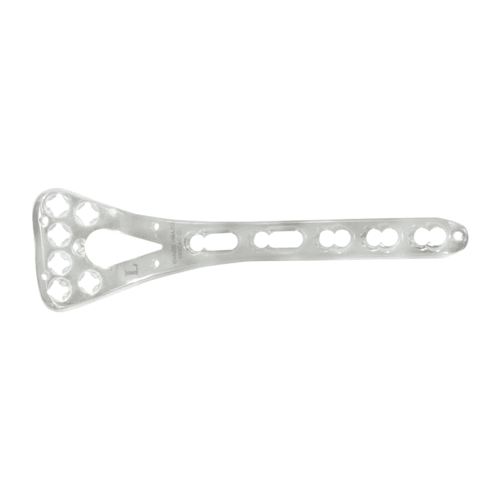 Placa volar de radio distal XVA bloqueada 2.7 mm (variante A) — referencia 168A