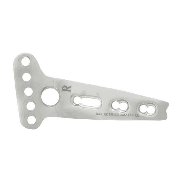 Placa de soporte de radio distal bloqueada 2.7 mm — referencia 188