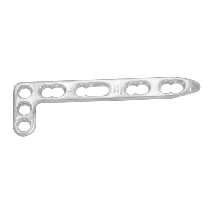 Placa de radio distal en L bloqueada 2.7 mm (variante) — referencia 193
