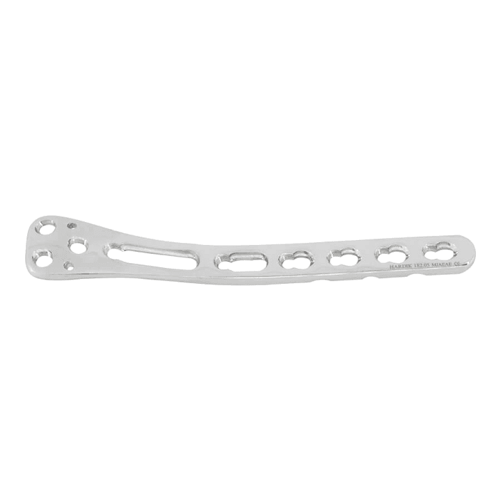 Placa tibial proximal posteromedial bloqueada 3.5 mm — referencia 182