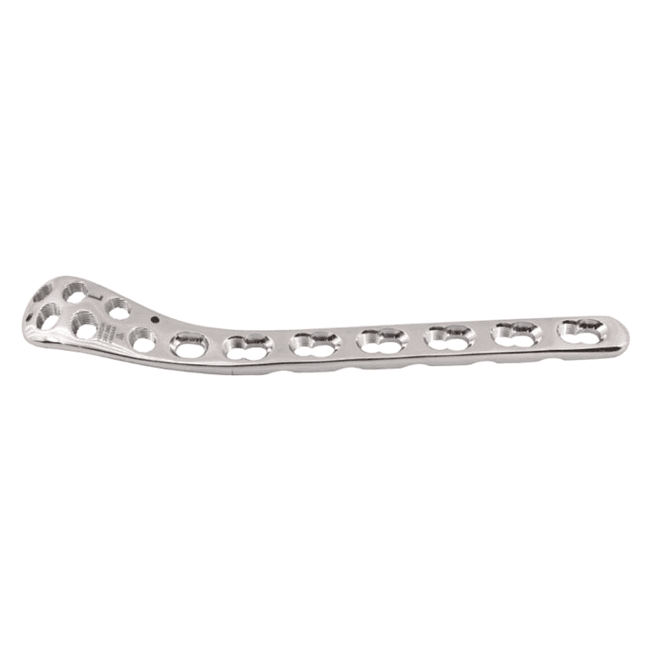 Placa femoral distal medial bloqueada 4.5/5.0 mm (izq. y der.) — referencia 247