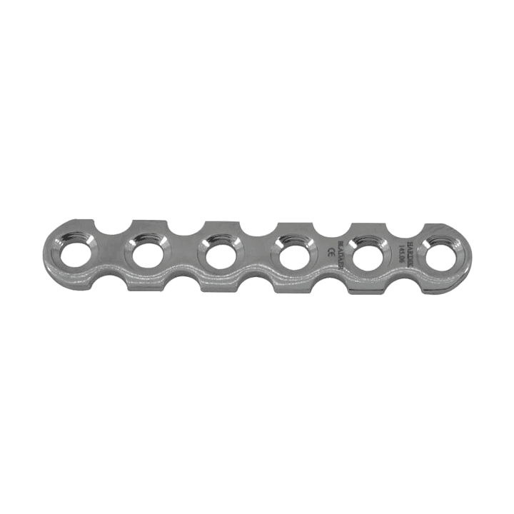 Placa de reconstrucción (fina) orificio redondo 3.5 mm — referencia 145
