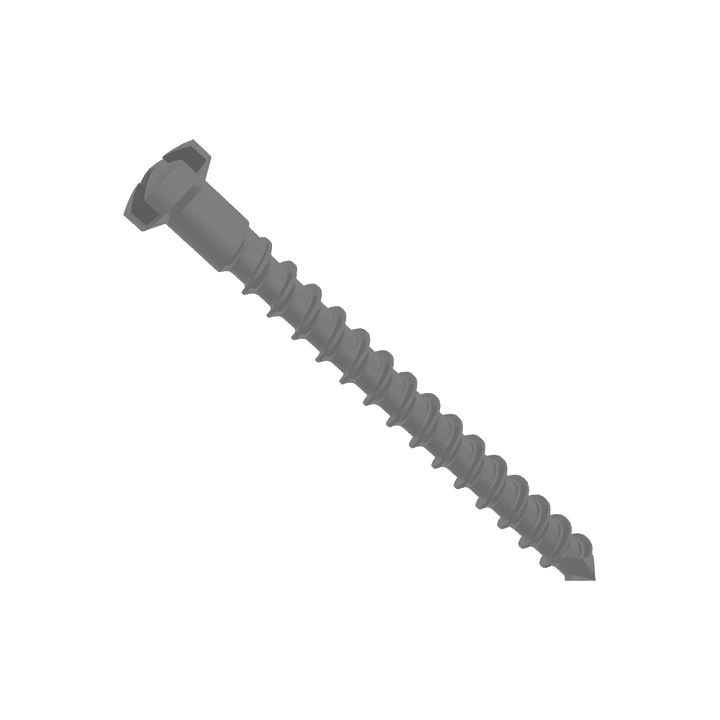 Tornillo de córtex (autorroscante) (cabeza en cruz) 1.5 mm — referencia T012