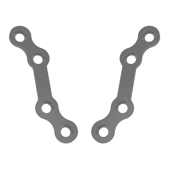 Placa curva 1.5 mm — referencia T013
