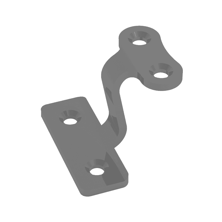 Placa de mentón 1.5 mm — referencia T020.01