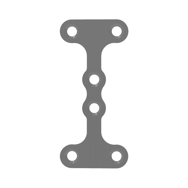 Placa en I 1.5 mm — referencia T021.01