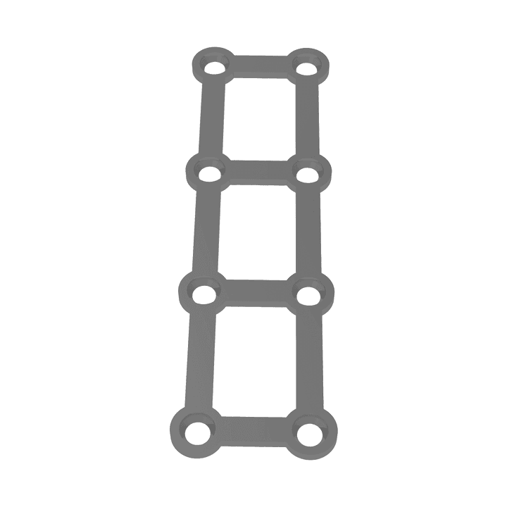Placa 3D 1.5 mm — referencia T022