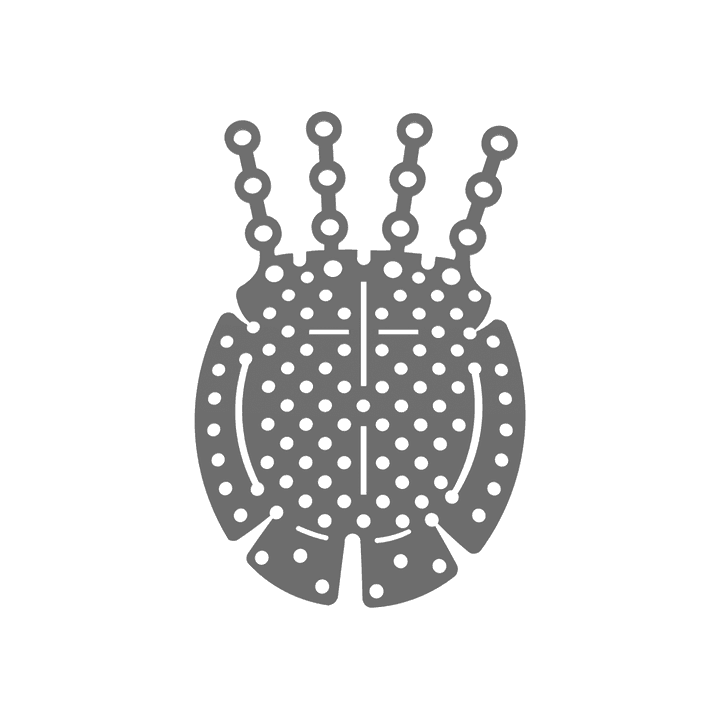 Placa de piso orbitario mediana 1.5 mm — referencia T023.02