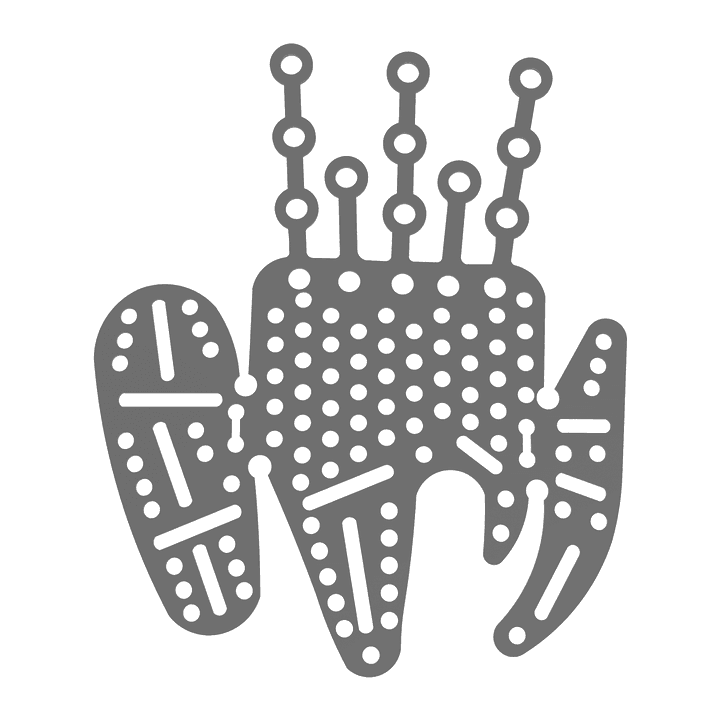 Placa de piso orbitario grande 1.5 mm — referencia T023.03